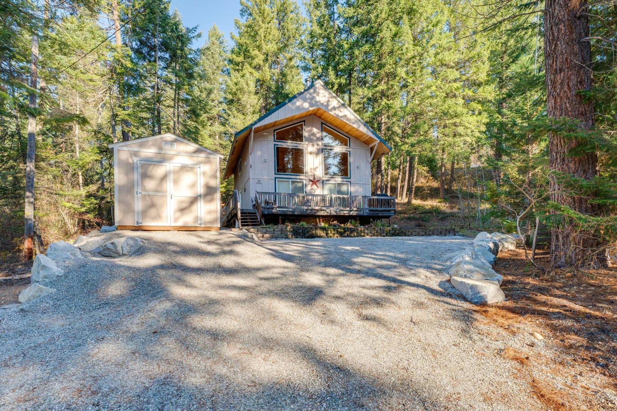 Quaint Cabin Deck And Grill In Leavenworth Exterior foto